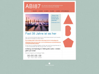 abi87.de Webseite Vorschau