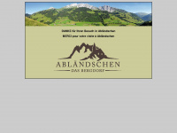 ablaendschen.ch Webseite Vorschau