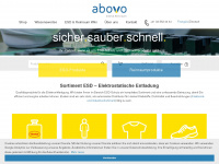 abovo.ch Webseite Vorschau