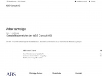 abs-consult.ch Webseite Vorschau