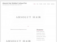 absolut-hair.de Webseite Vorschau