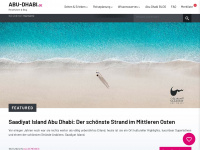 abu-dhabi.de Webseite Vorschau