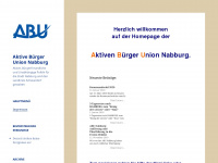 abu-nabburg.de Webseite Vorschau