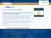 kneipp-premium.de Webseite Vorschau