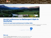 ballonsport-alpin.de Webseite Vorschau