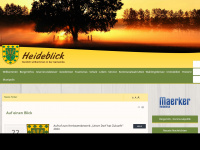 heideblick.de Webseite Vorschau