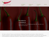 academia-diaetetica.de Webseite Vorschau