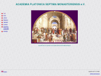 academia-platonica.de Webseite Vorschau