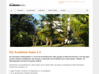 academie-galan.de Webseite Vorschau