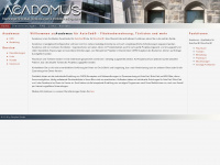 acadomus.de Webseite Vorschau