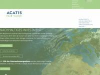 acatis-fairvalue.ch Webseite Vorschau