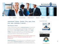 accenta-asia.de Webseite Vorschau