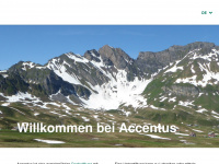 accentus.ch Webseite Vorschau