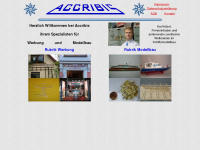 accribis.de Webseite Vorschau
