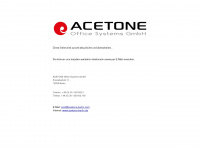 acetone-werbegeschenke.de Webseite Vorschau