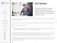 acfswitzerland.ch Webseite Vorschau