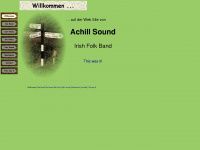 achill-sound.de Webseite Vorschau