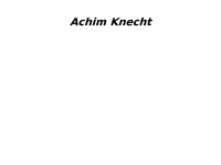 achim-knecht.de Webseite Vorschau