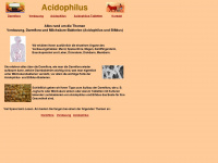 acidophilus.de Webseite Vorschau