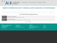 ack-rosenheim.de Webseite Vorschau