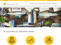 ackermanndruck.ch Webseite Vorschau