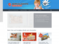 acryl-glas-foto-discount.de Webseite Vorschau