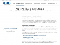 acs-coating.de Webseite Vorschau