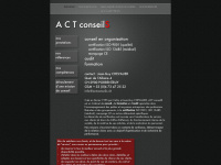 actconseils.ch Webseite Vorschau