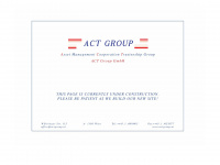actgroup.at Webseite Vorschau