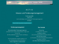 actio-inkasso.de Webseite Vorschau