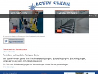 activclean.ch Webseite Vorschau