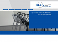 activ-gmbh.de Webseite Vorschau