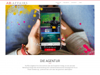 adaffairs.de Webseite Vorschau