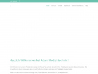 adam-med.de Webseite Vorschau