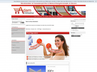 onlineshop-adam.de Webseite Vorschau