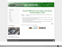 adams-auto-boote.de Webseite Vorschau