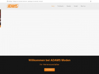 adams.at Webseite Vorschau