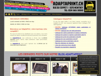 adaptaprint.ch Webseite Vorschau