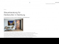 adcura-hamburg.de Webseite Vorschau