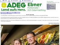 adeg-ebner.at Webseite Vorschau
