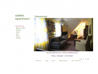 adeles-apartment.de Webseite Vorschau