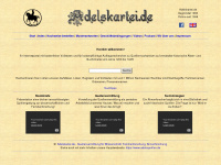 adelskartei.de Webseite Vorschau