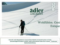 adleradelboden.ch Webseite Vorschau