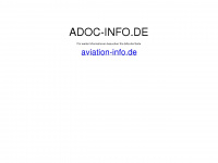adoc-info.de Webseite Vorschau