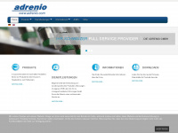 adrenio.ch Webseite Vorschau