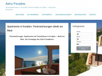 adria-paradies.de Webseite Vorschau