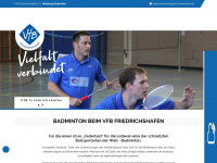 vfb-badminton.de Webseite Vorschau