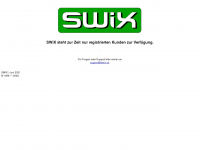 swix.ch Webseite Vorschau