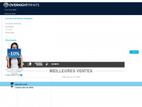overnightprints.fr Webseite Vorschau