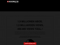 aggro.tv Webseite Vorschau